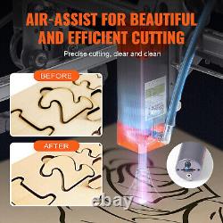 VEVOR Laser Engraver Laser Engraving Machine 10W Compressed Spot Rotary Roller