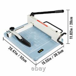 VEVOR Paper Cutter 12 inch Heavy Duty Guillotine A4-B7 Paper Trimmer Metal Base