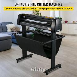 VEVOR Vinyl Cutter 34'', Vinyl Cutter Machine Manual Vinyl Printer LCD Display