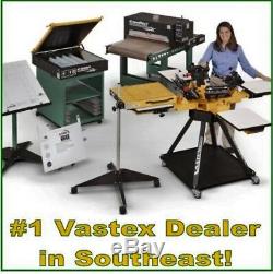 Vastex V-1000 Professional Screen Printing manual Press 6 Station and 6 Color
