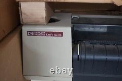 Vintage HP 7575A DraftPro DXL Plotter with Stand In Excellent Working Shape