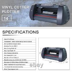 Vinyl Plotter 14 Art Design Sticker Making Printer Machine Cutter Plotter