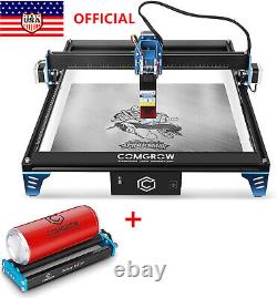 With Laser Rotary Roller Comgrow Z1 Laser Engraver 10W Output Power US Ship